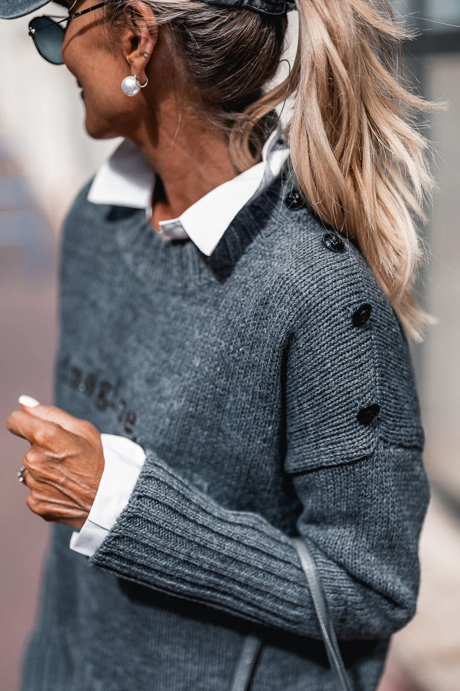 Pull Grungemama Imagine gris - Image 8