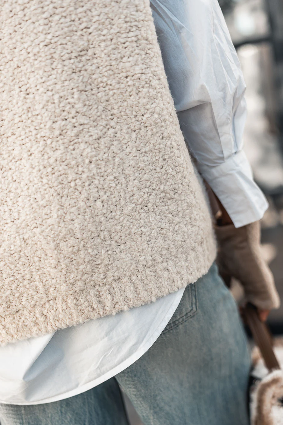 Pull Grungemama Lison ecru - Image 3