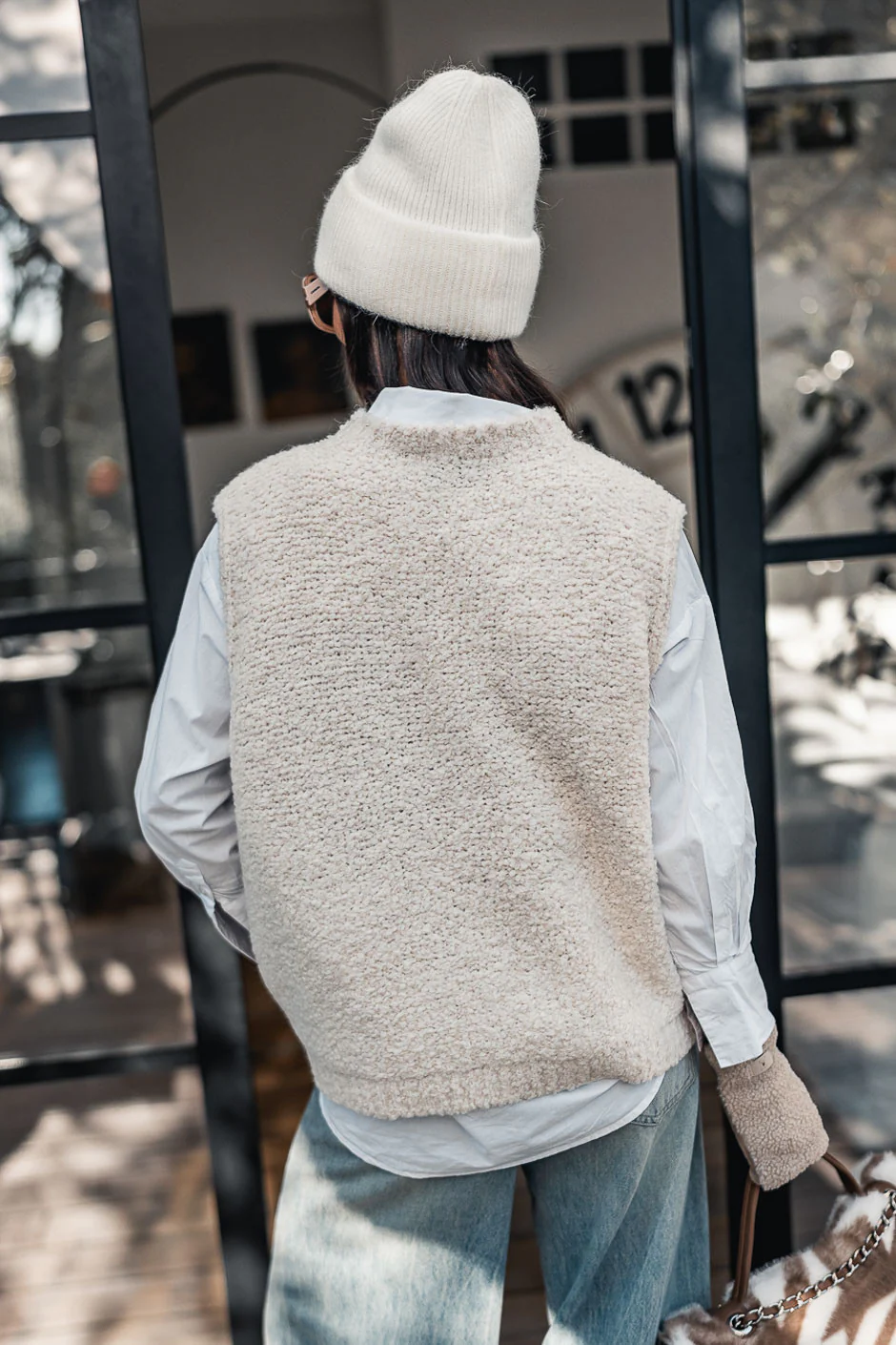 Pull Grungemama Lison ecru - Image 5