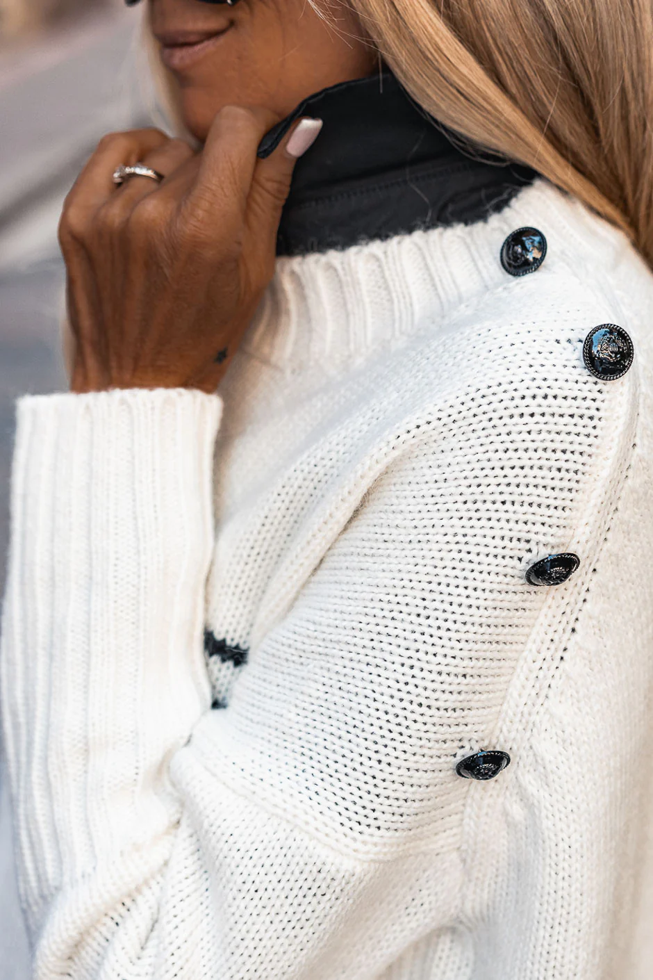 Pull Grungemama Mili blanc - Image 3