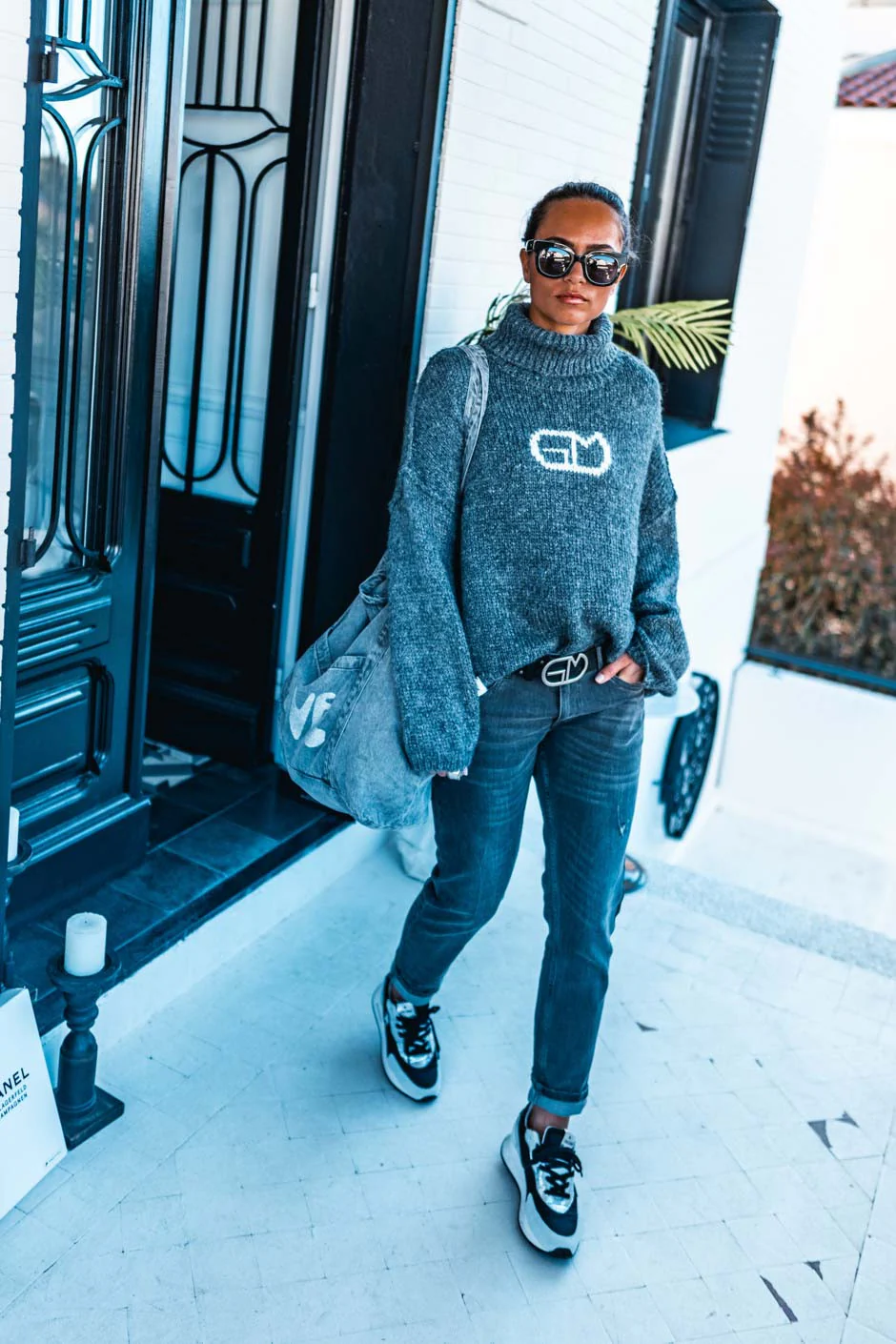 Pull Grungemama Mylos gris - Image 7