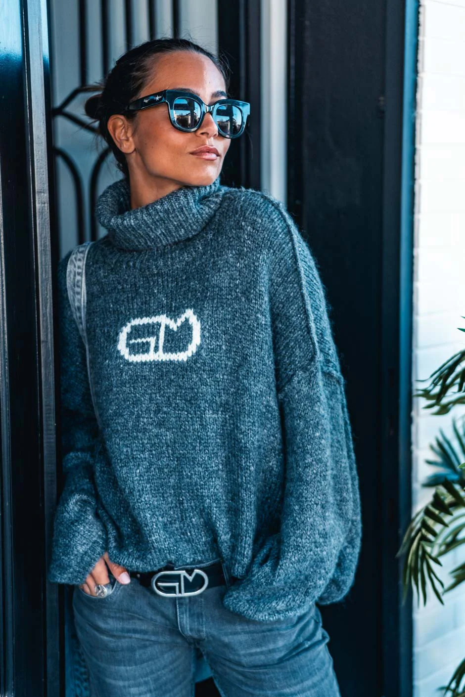 Pull Grungemama Mylos gris - Image 8
