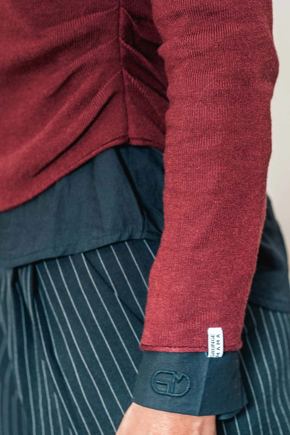 Pull Grungemama Tibelle bordeaux - Image 5