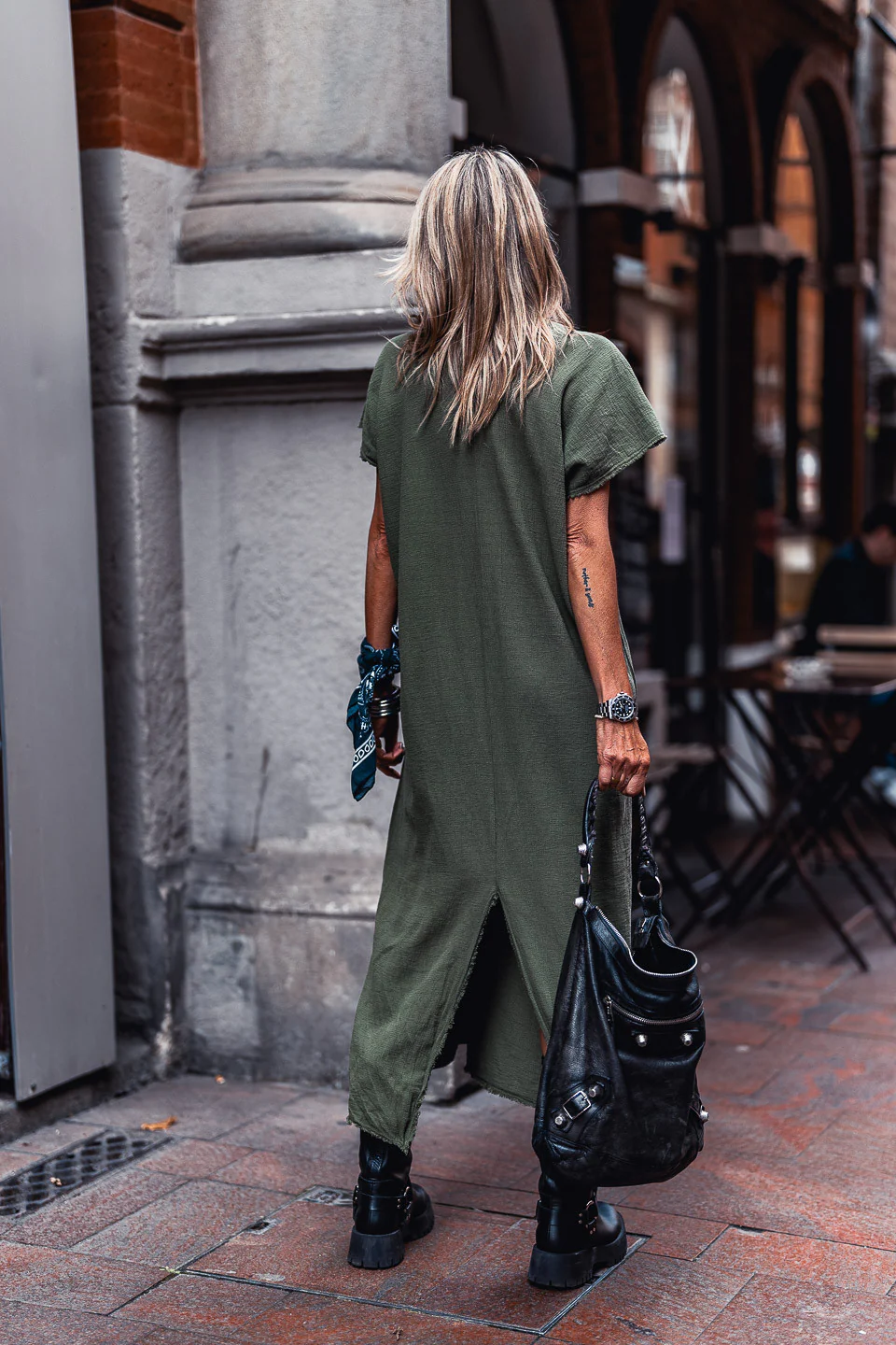 ROBE BARBADE KAKI - Image 2