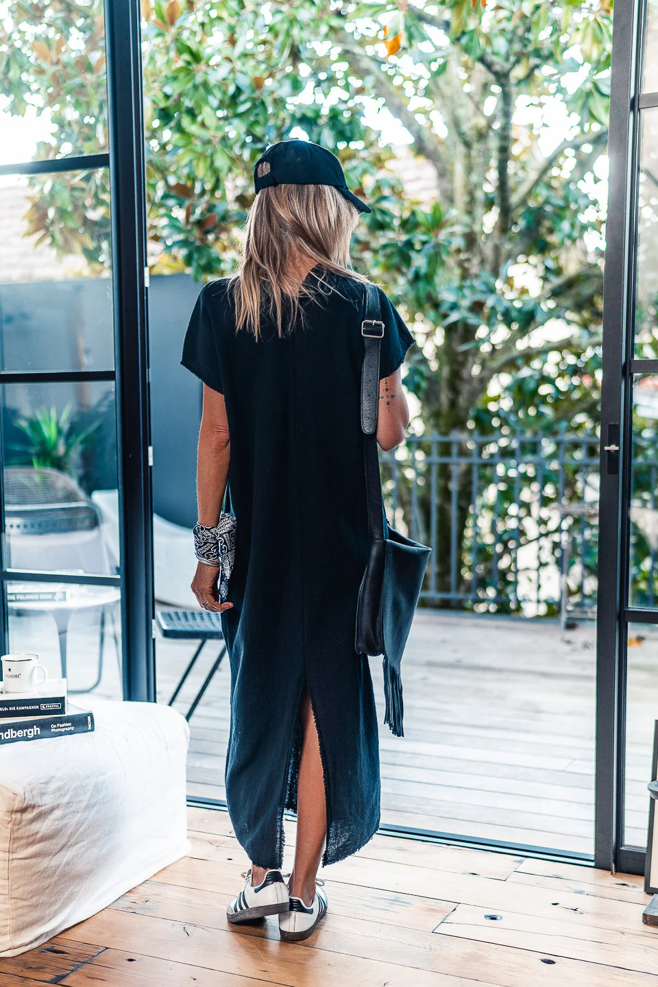 ROBE BARBADE NOIR - Image 4