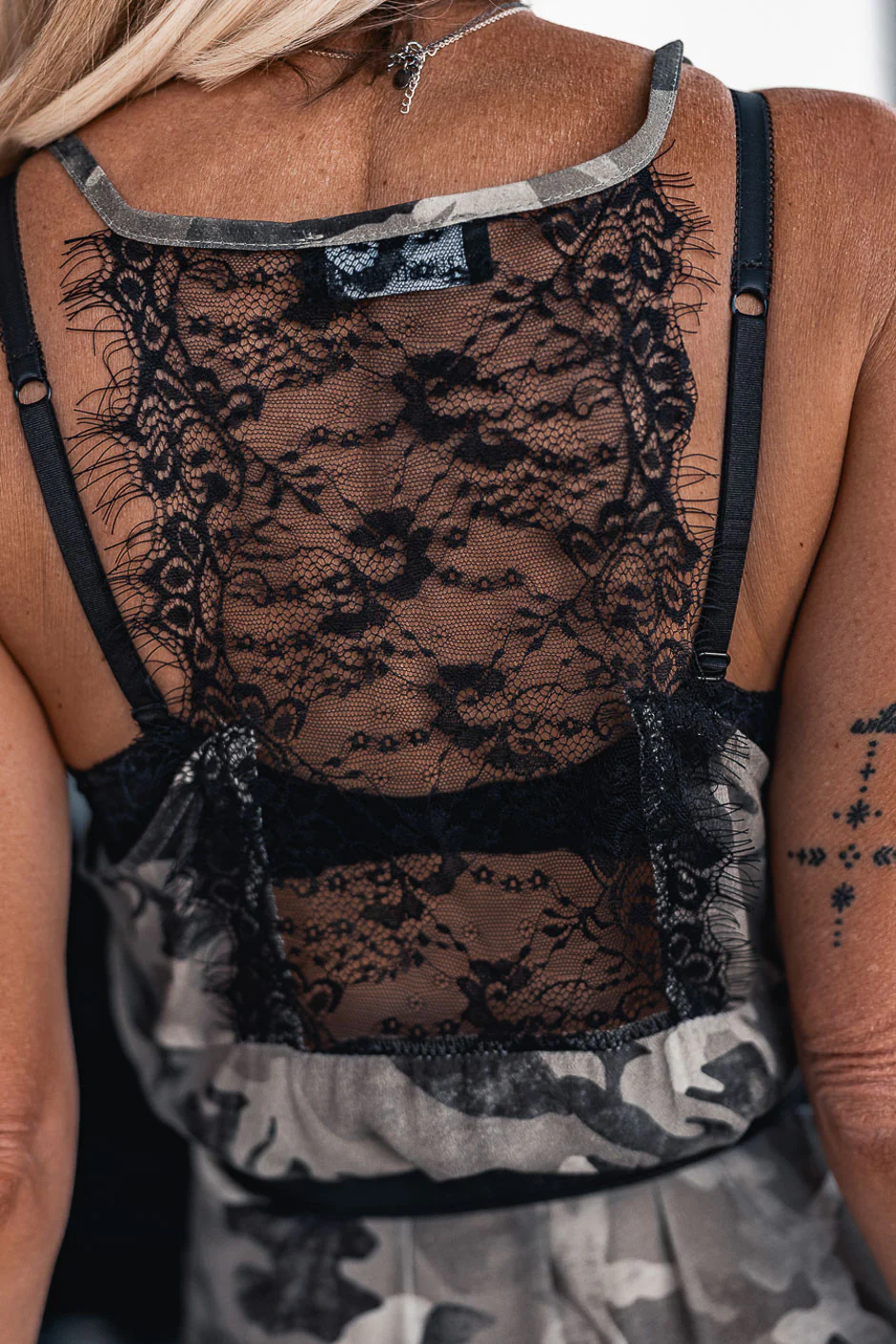 ROBE MAISY ARMY NOIR - Image 8
