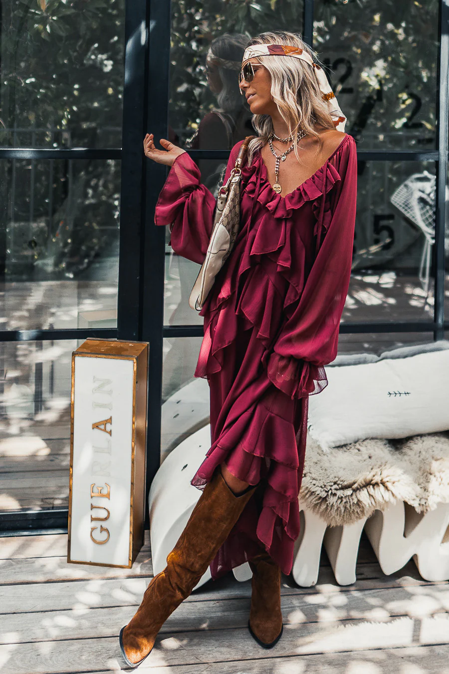 Robe Grungemama Sienna bordeaux - Image 7