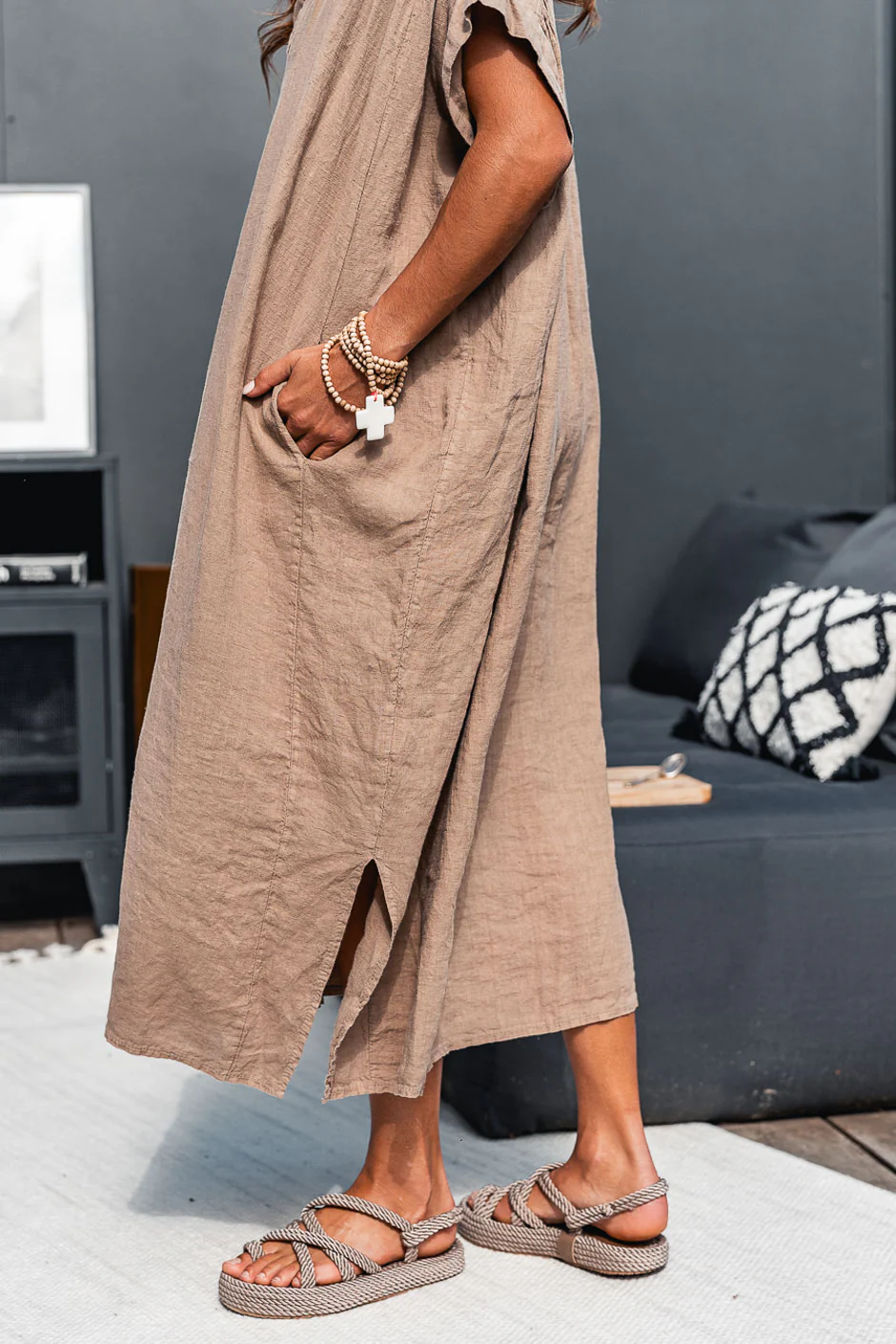 ROBE LIMAYA TABAC - Image 6
