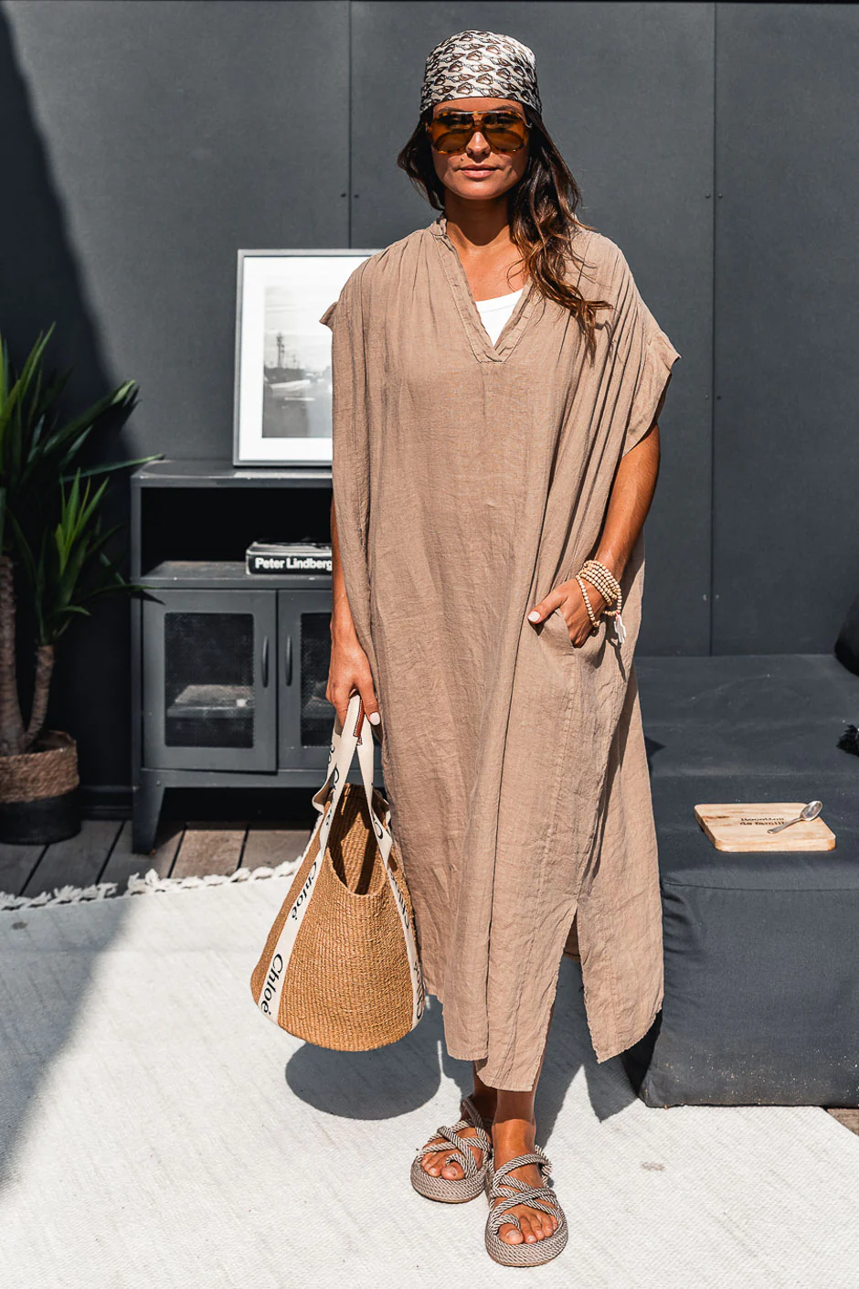 ROBE LIMAYA TABAC - Image 8