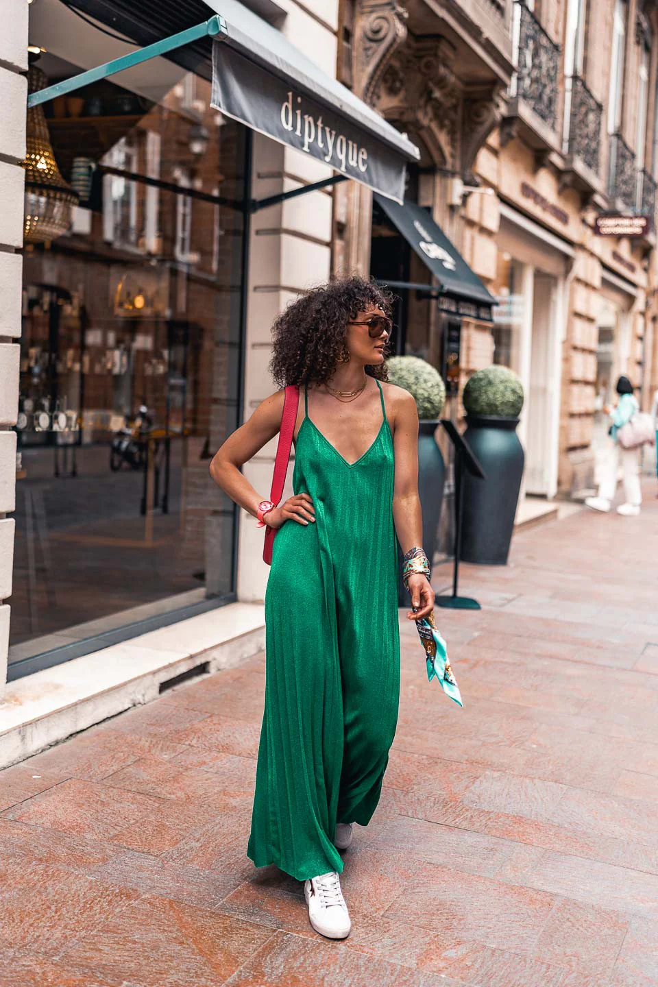 Robe longue Becky vert - Image 4