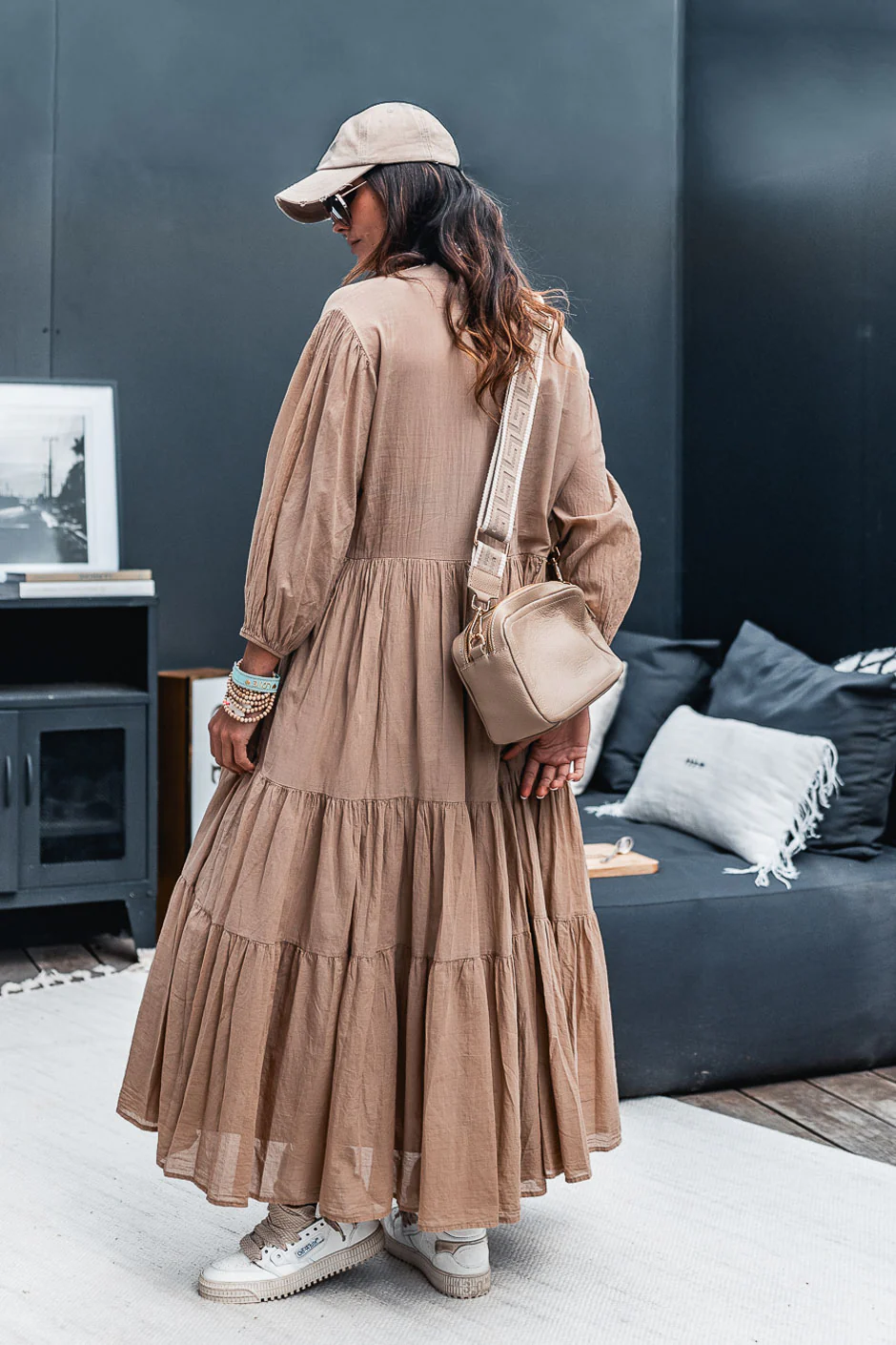 ROBE ODETA BEIGE - Image 2