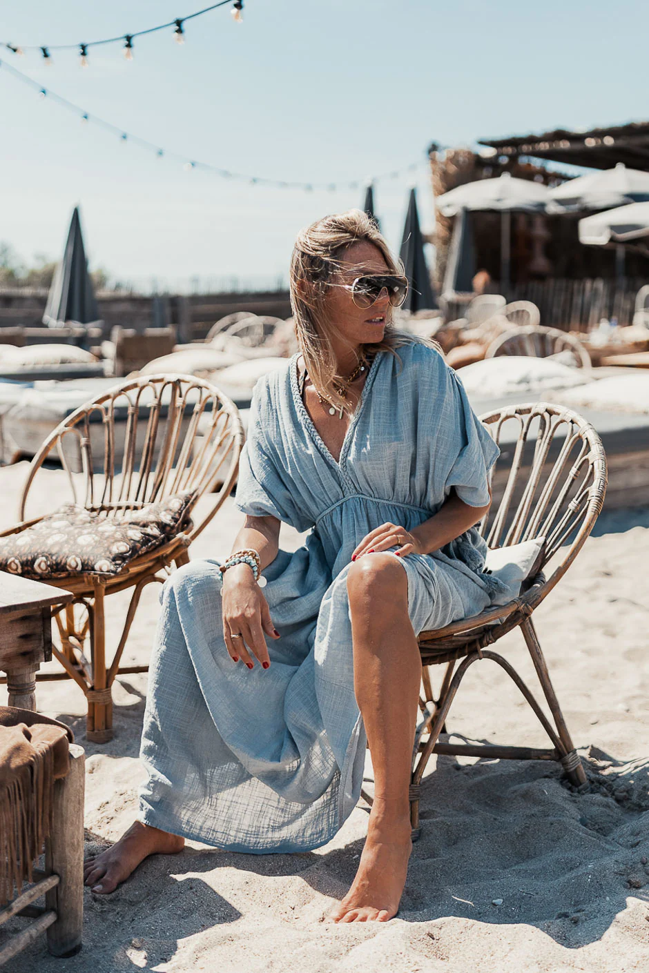 ROBE TAYMA BLEU - Image 7