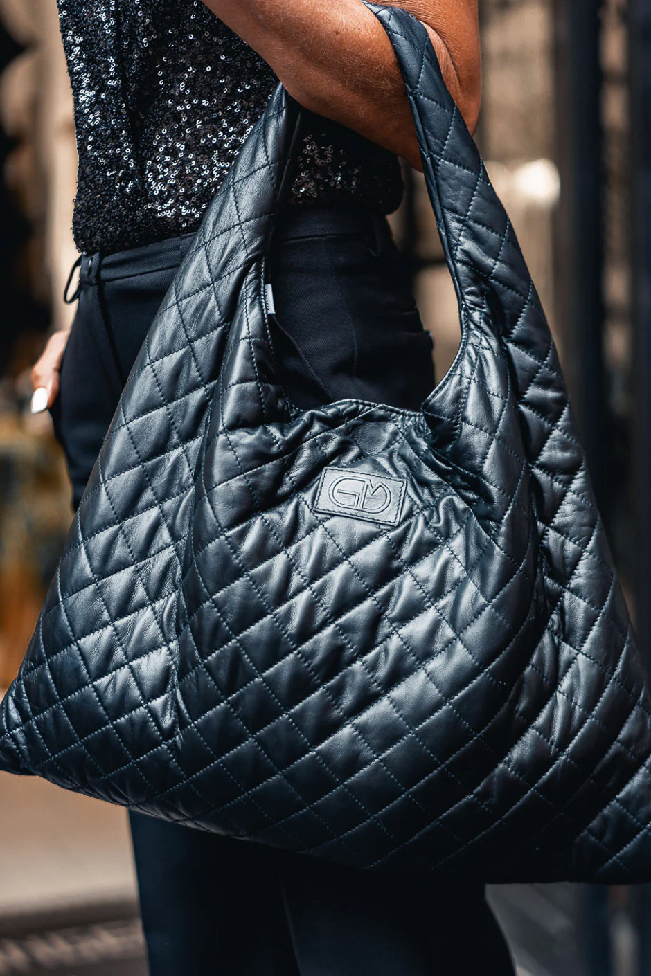 Sac cuir Grungemama Mid Biggynoir - Image 7