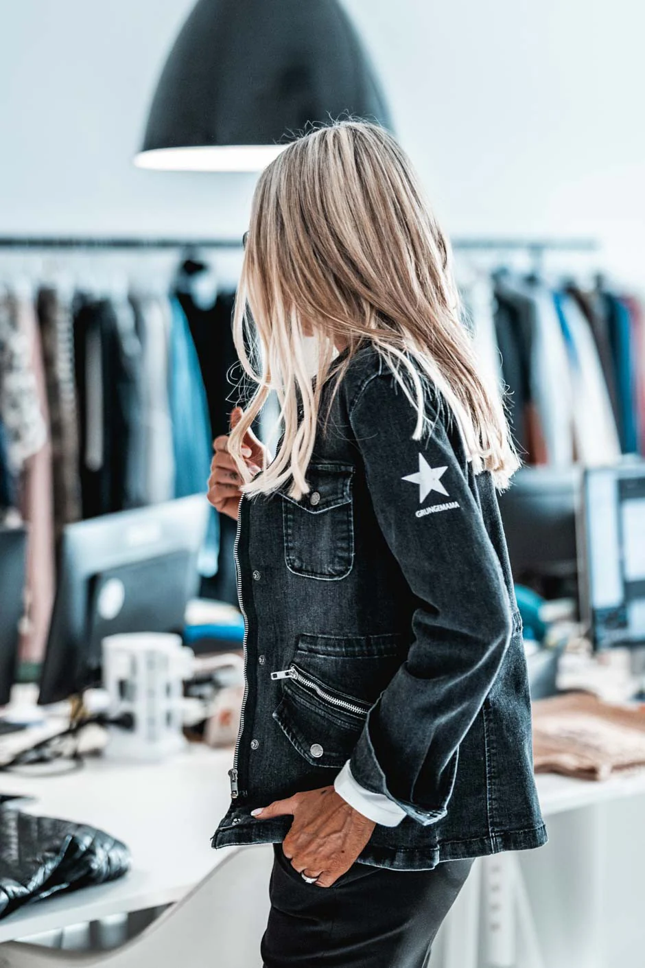 SAHARIENNE GRUNGEMAMA GRUNGECLub denim anthracite - Image 6