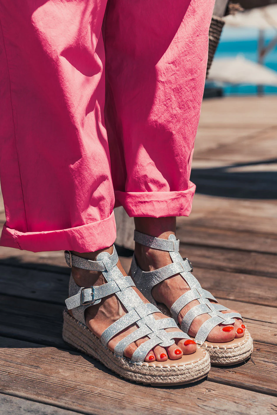 Sandales Cocoa argent - Image 3
