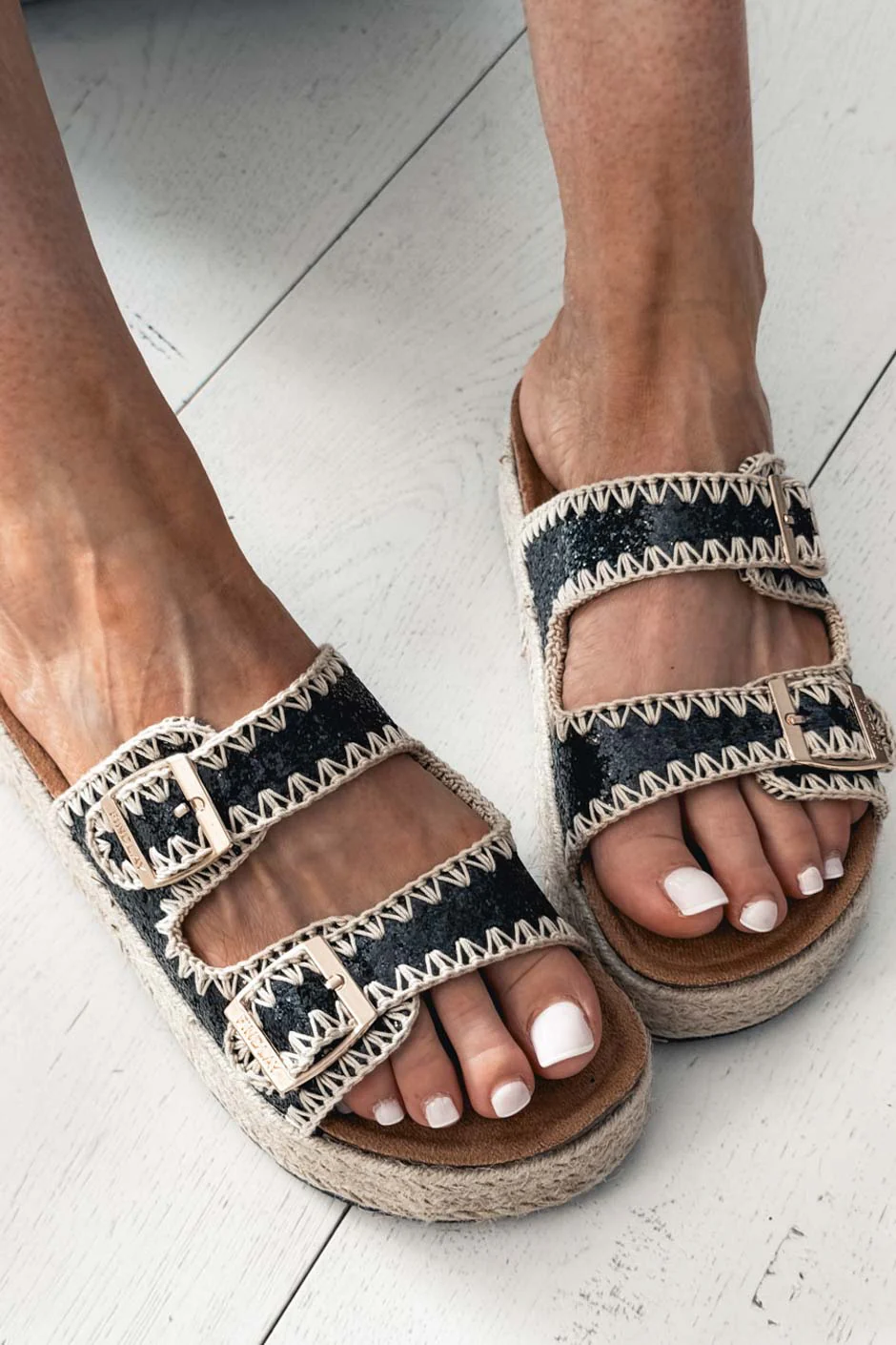 SANDALES MOHANA NOIR