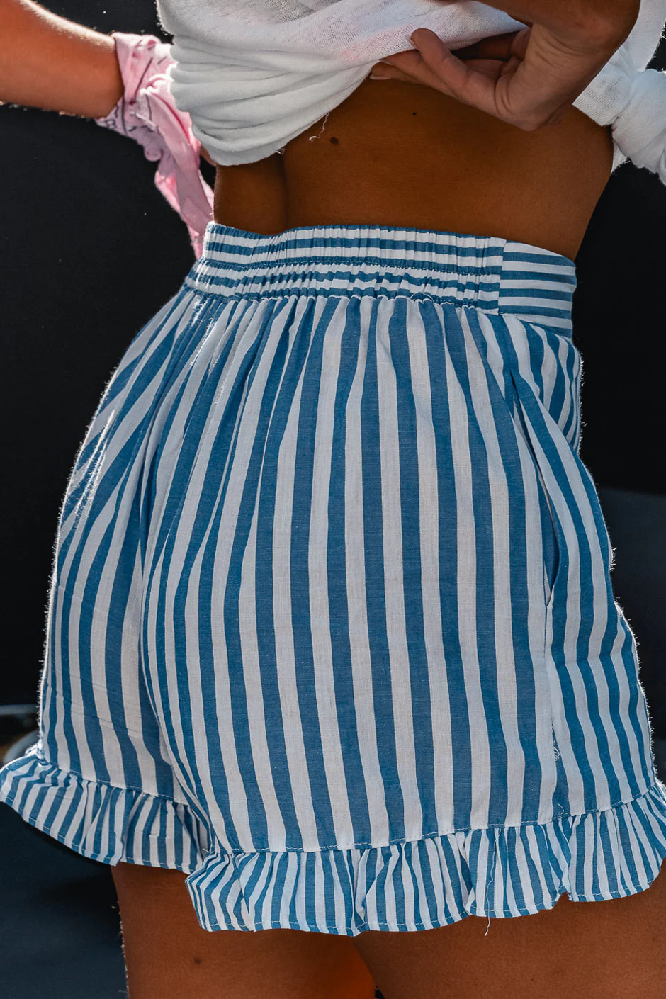 SHORT ELISA BLEU - Image 4