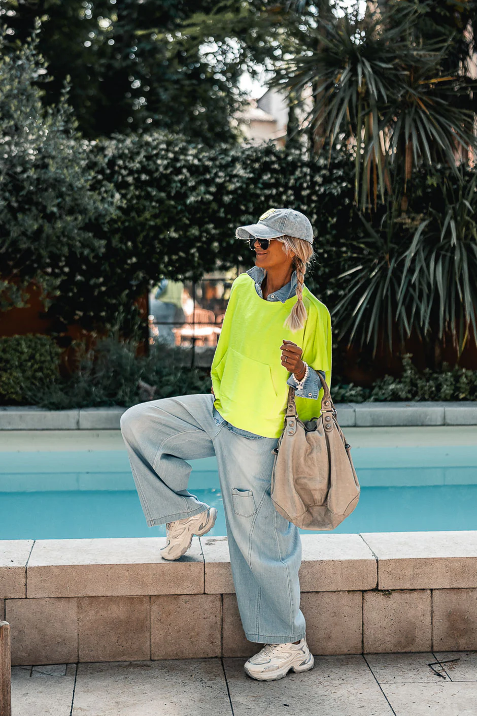 SWEAT BROOKIE JAUNE FLUO - Image 4