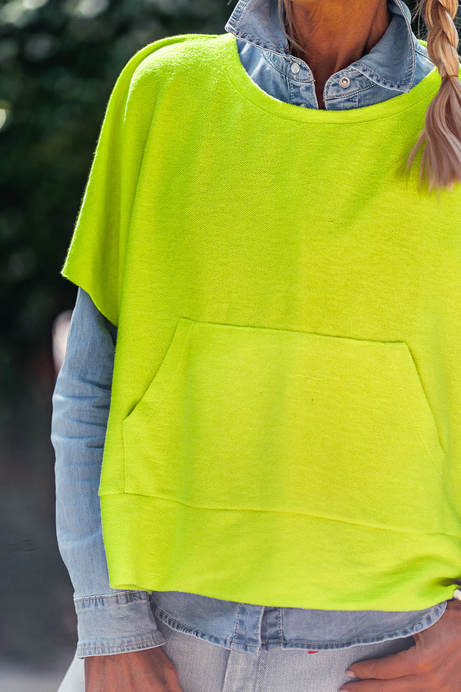 SWEAT BROOKIE JAUNE FLUO - Image 7