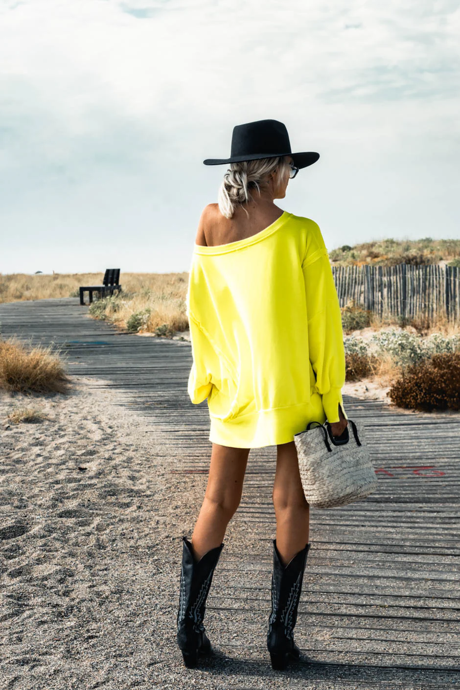 SWEAT ROCKY JAUNE FLUO - Image 3