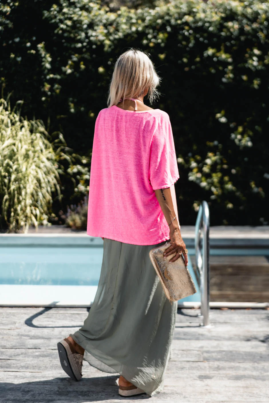 T-SHIRT BEKY ROSE FLUO - Image 3