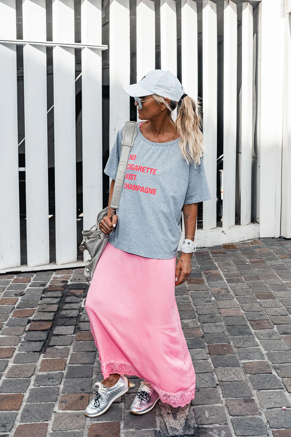 T-SHIRT CHAMPAGNE GRIS - Image 3