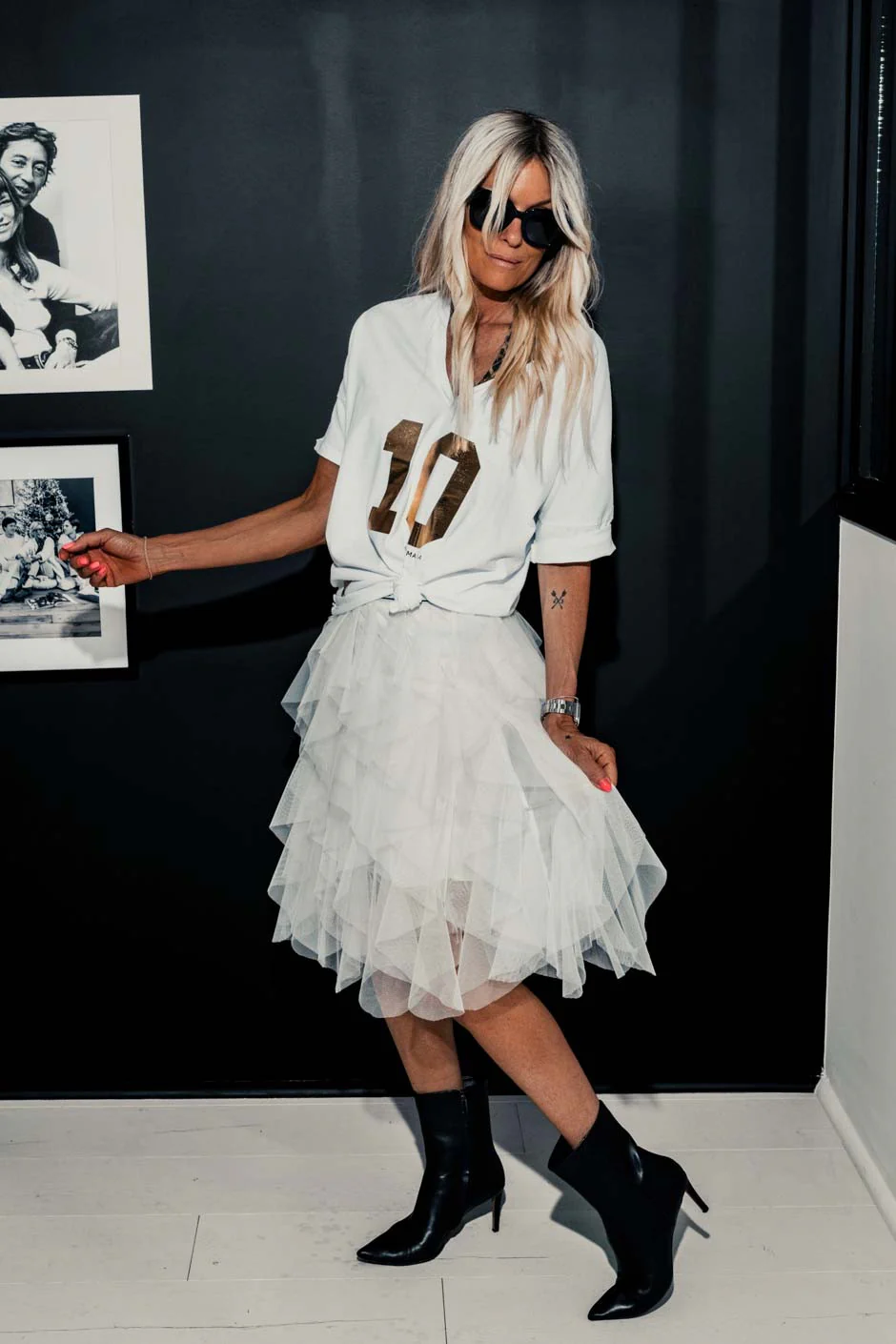 T-shirt ANNIVERSSAIRE GRUNGEMAMA TEN BLANC - Image 5