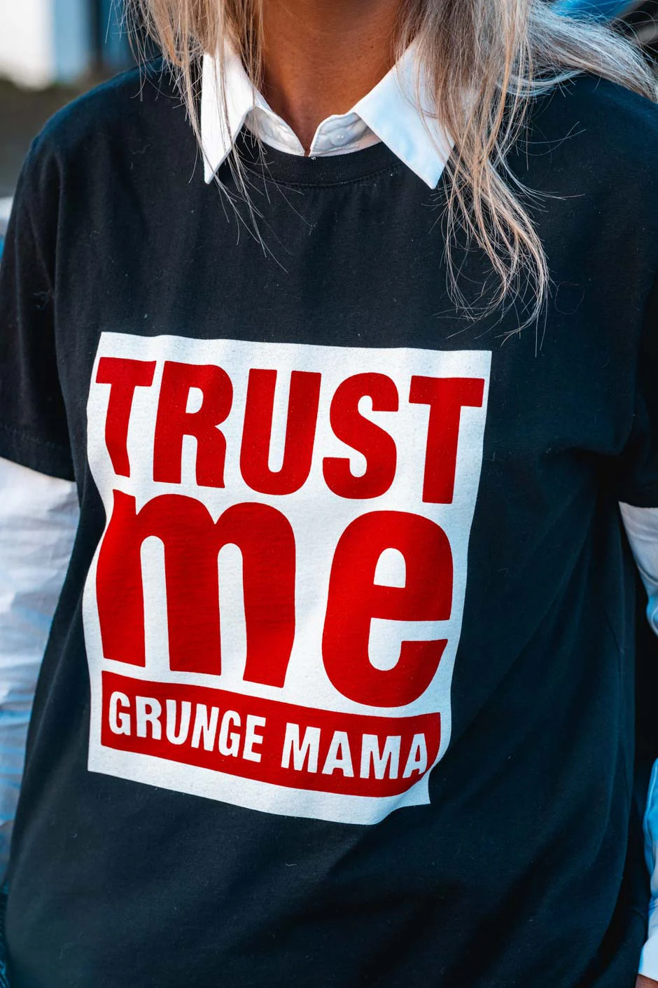 T-shirt Grungemama Trust me noir - Image 2