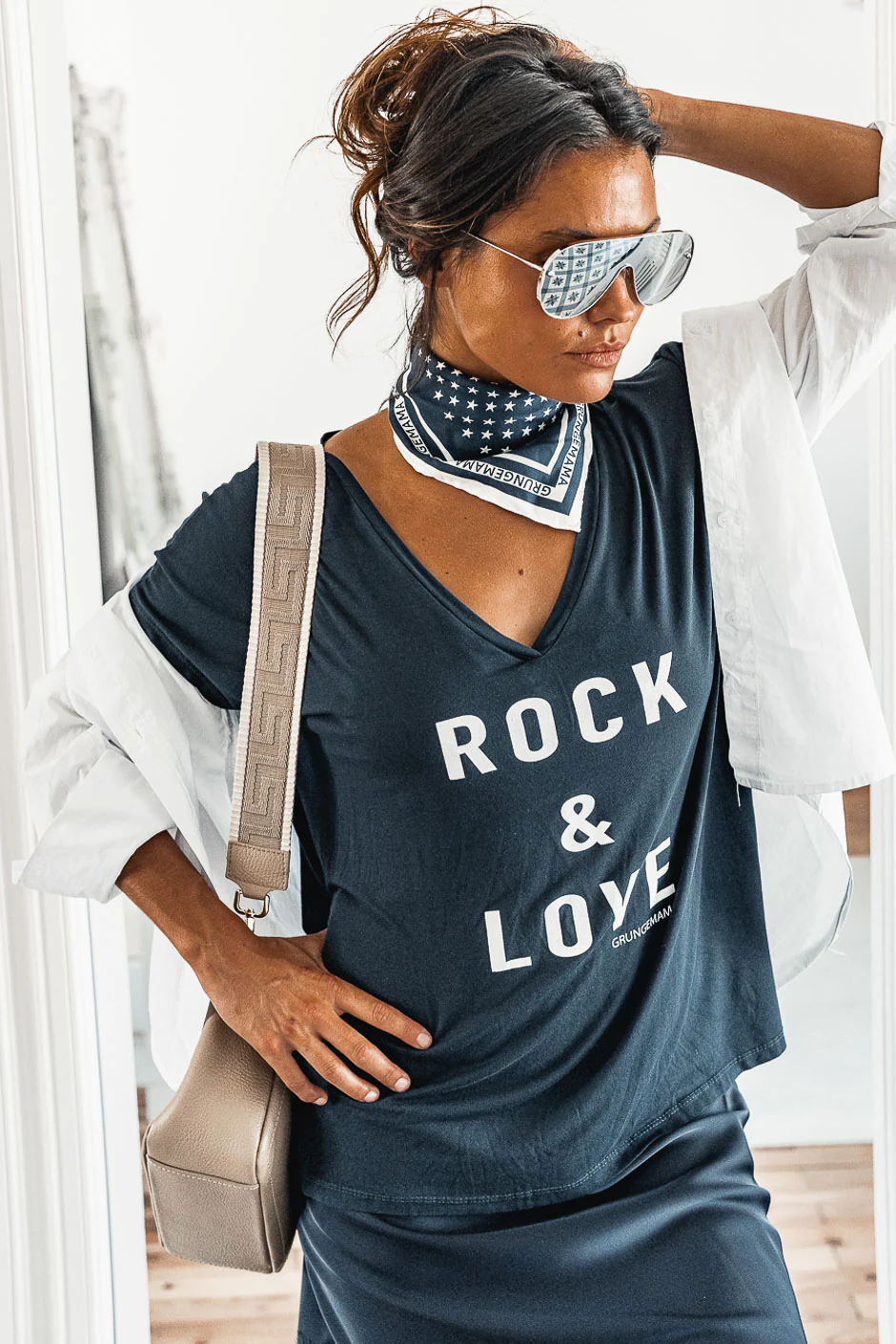 T-SHIRT PIERCE LOVE MARINE - Image 7