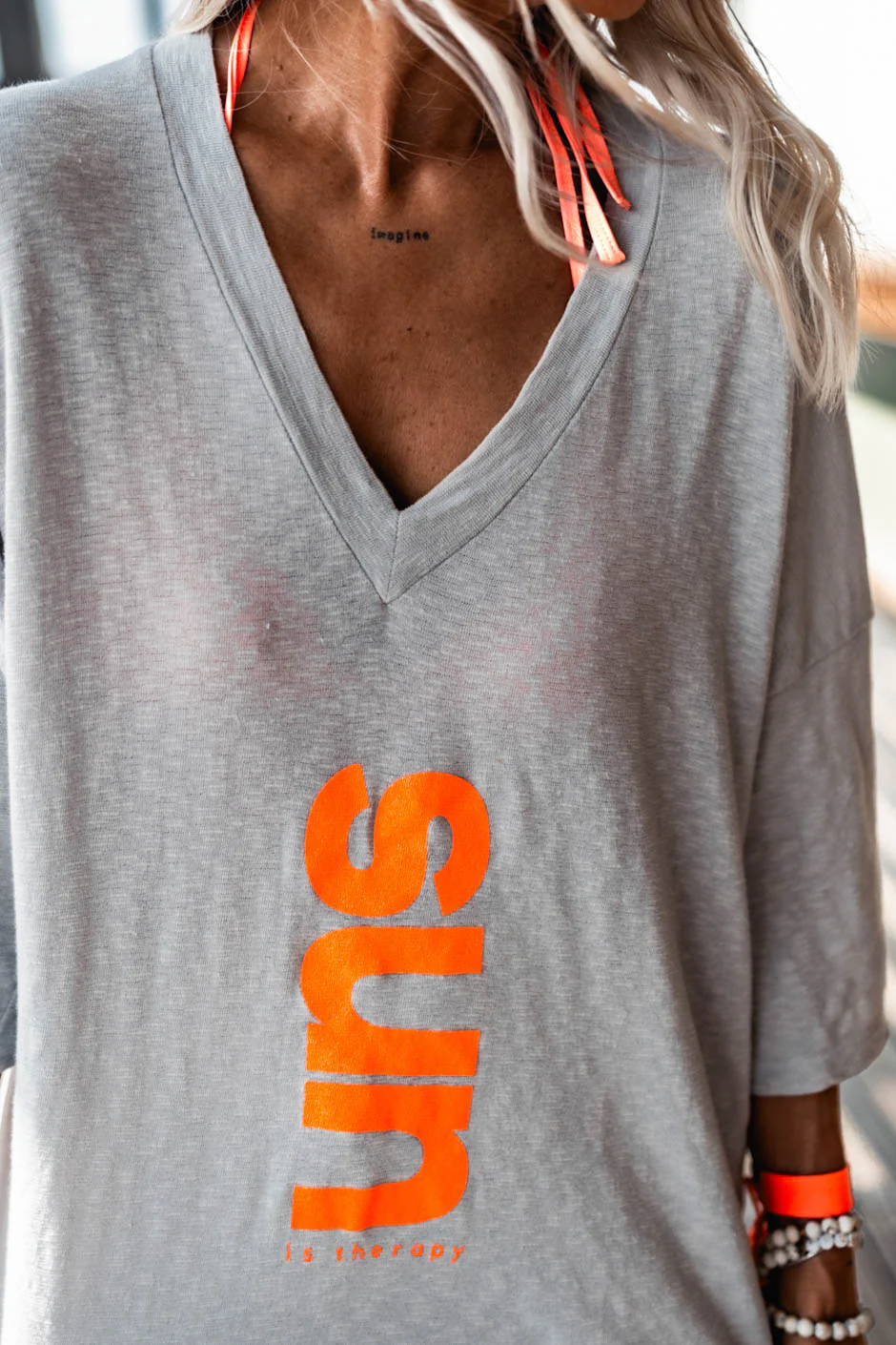 T-SHIRT SOL GRIS - Image 5