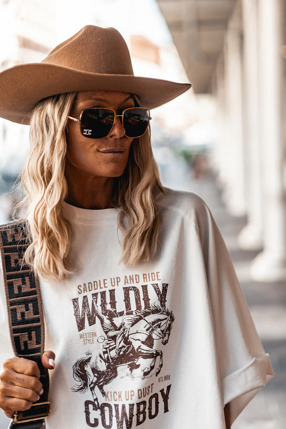 T-shirt Wildly blanc - Image 3