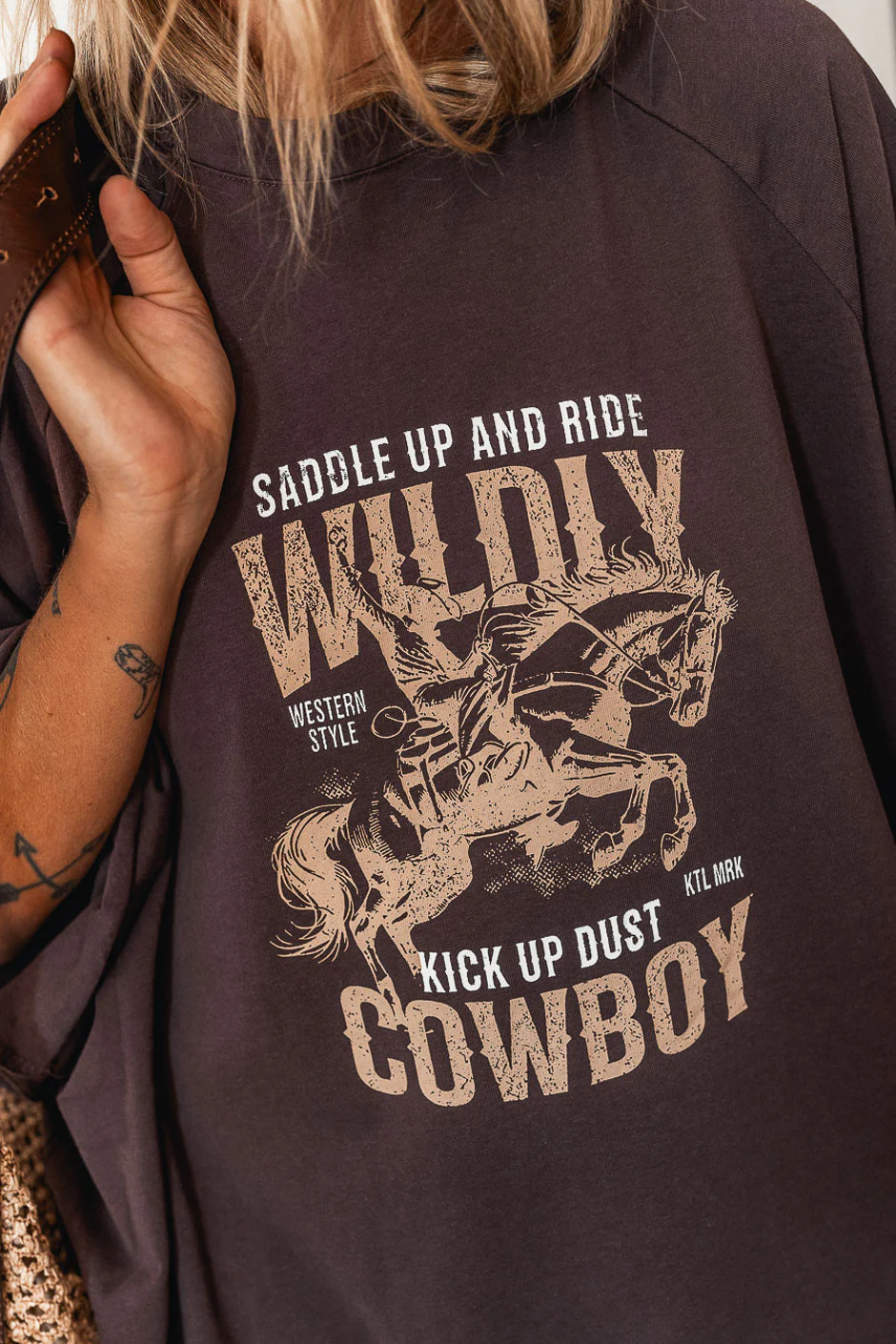 T-shirt Wildly brown - Image 4