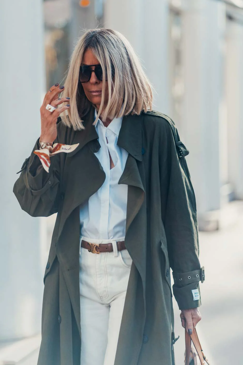 TRENCH GRUNGEMAMA SACHA KAKI - Image 3
